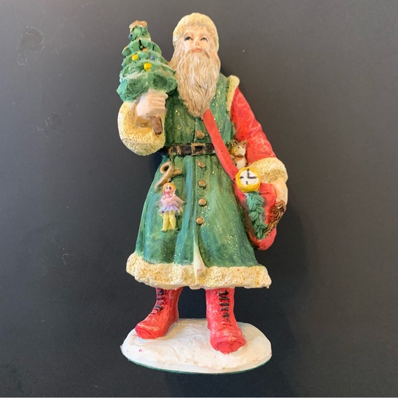 Vintage 1987 Signed Arnart Imports Santa Figurine Pucci - Picture 3 of 14